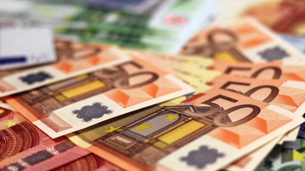 Billetes de euro.
