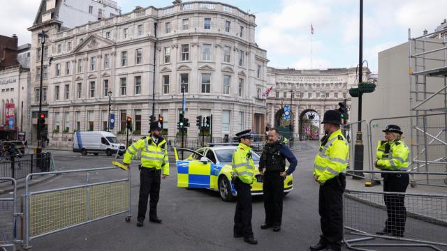 Seguridad en Londres para la coronación del rey Carlos III