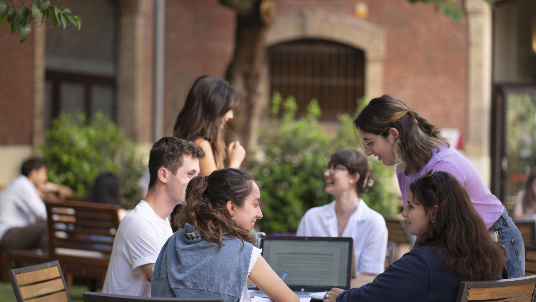 Alumnos de la Universidad de Nebrija.