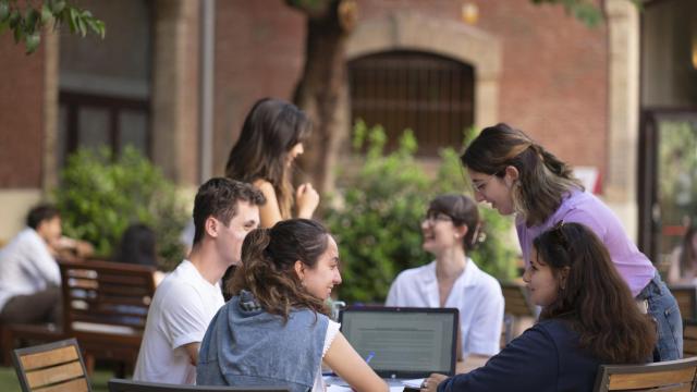 Alumnos de la Universidad de Nebrija.