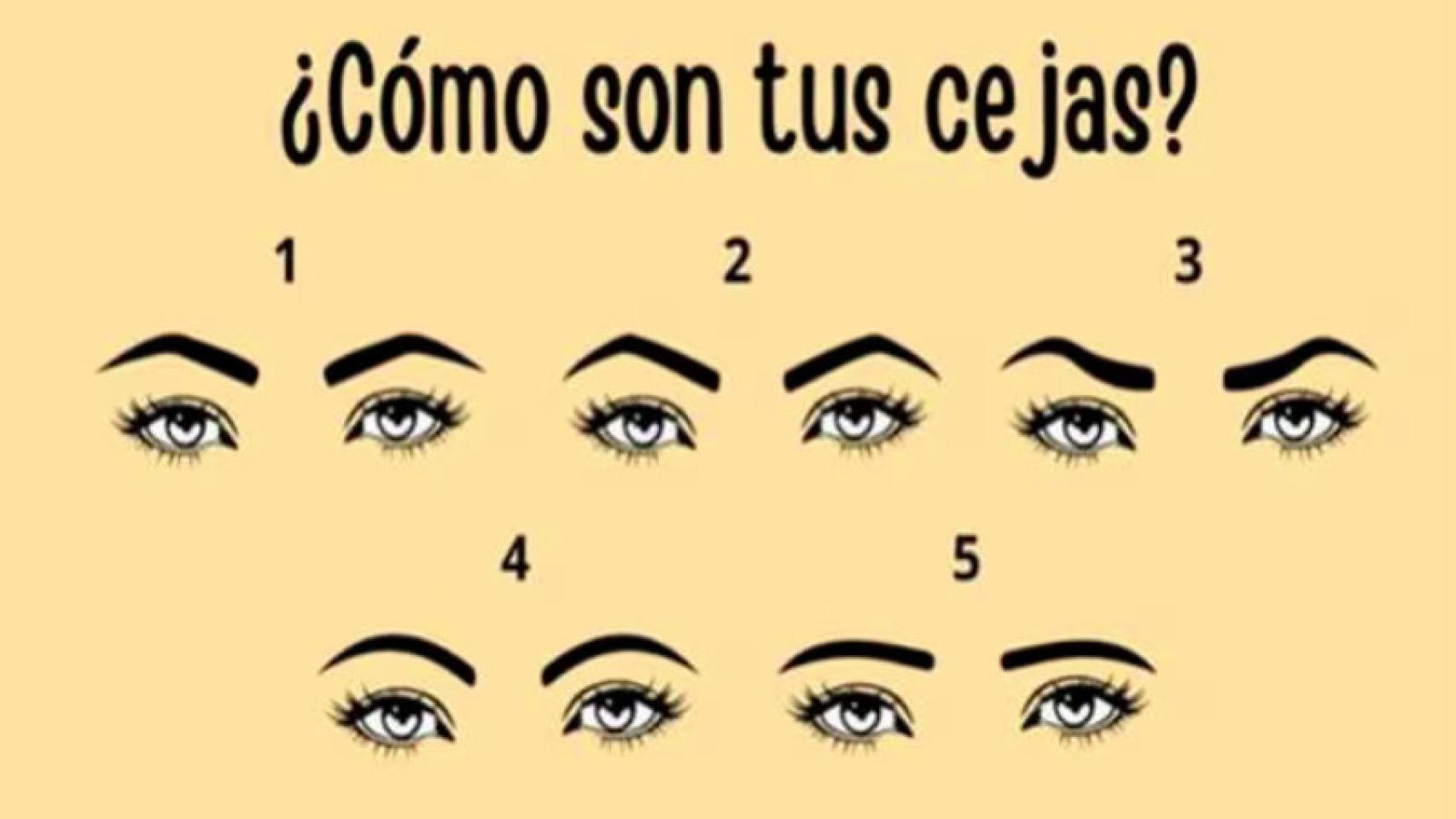 Dinos cómo son tus cejas y averigua lo que podemos desvelarte.