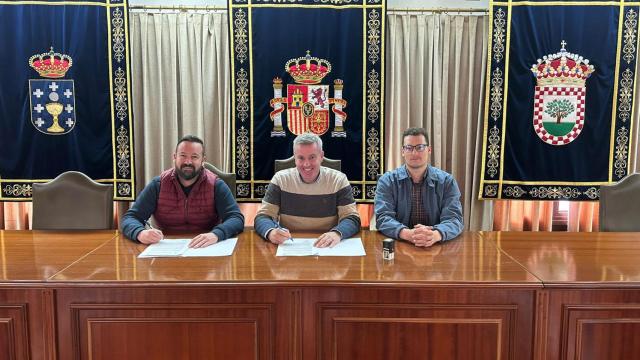 Firma del convenio de colaboración.