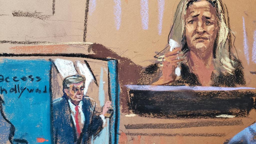La exreportera de la revista People Natasha Stoynoff acusa a Trump de abuso sexual durante el juicio.