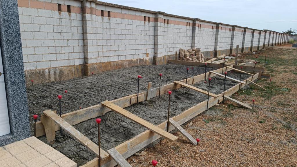 Obras en el cementerio de Benavente
