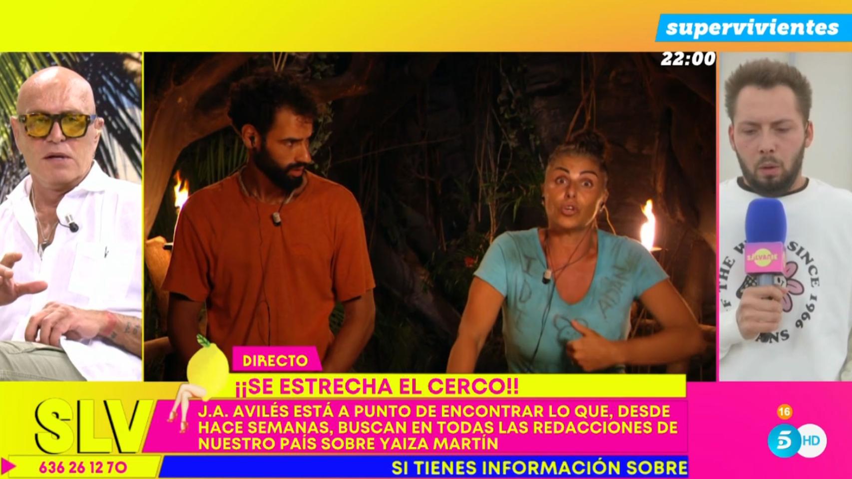 Kiko Matamoros y José Antonio Avilés en 'Sálvame'.