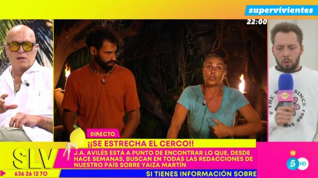 Kiko Matamoros y José Antonio Avilés en 'Sálvame'.