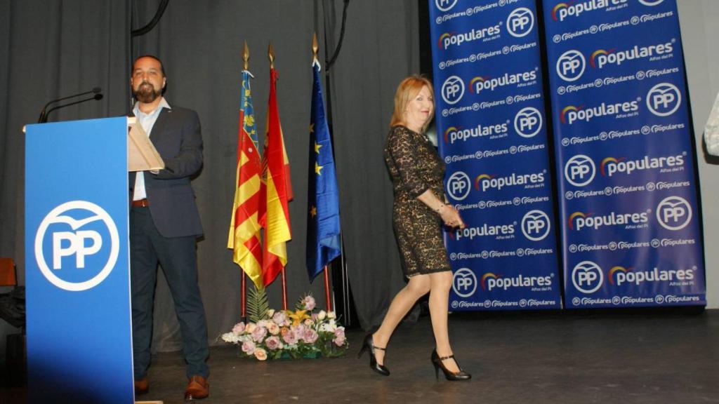 Maite Huerta en un acto del PP en una imagen de archivo.