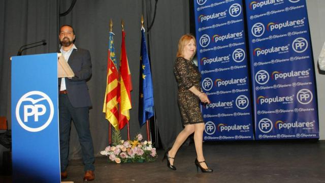 Maite Huerta en un acto del PP en una imagen de archivo.