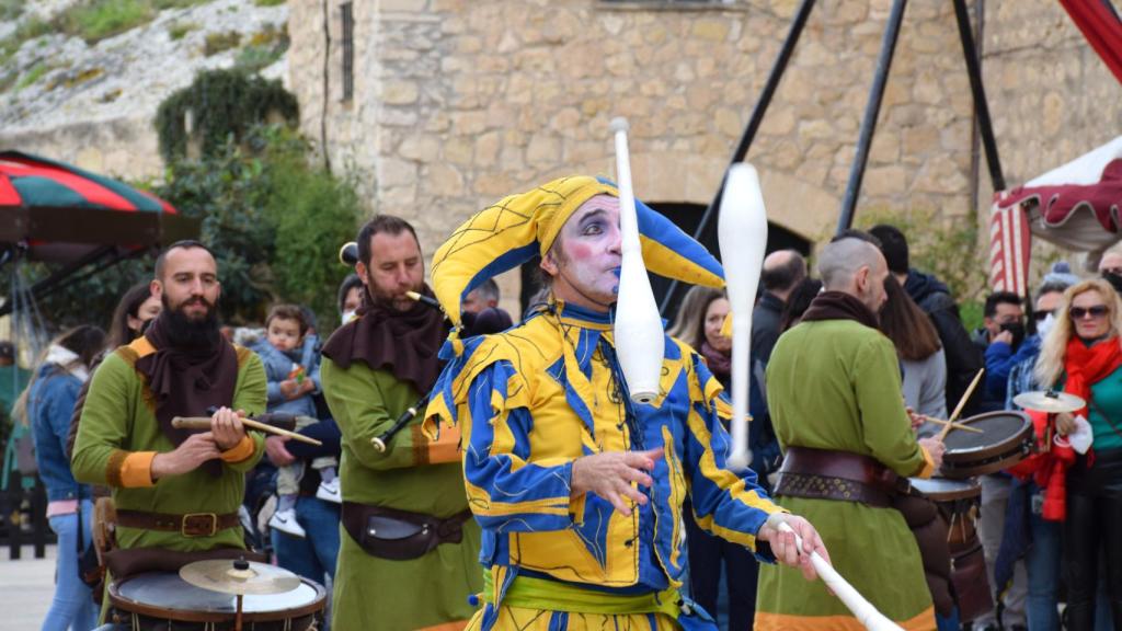 Imagen del Mercado Medieval en el Castillo de Santa Bárbara la pasada edición.