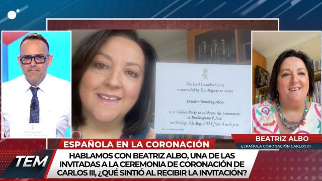 Beatriz Albo, la salmantina invitada a la fiesta de coronación de Carlos III