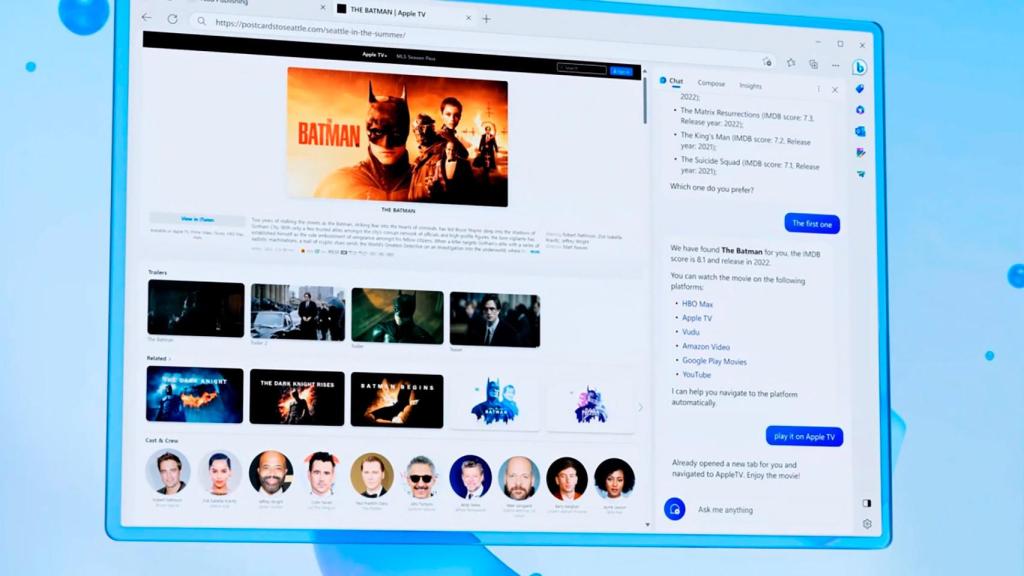 Las novedades de Bing Chat