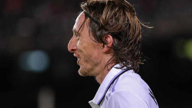 Luka Modric, con el Real Madrid