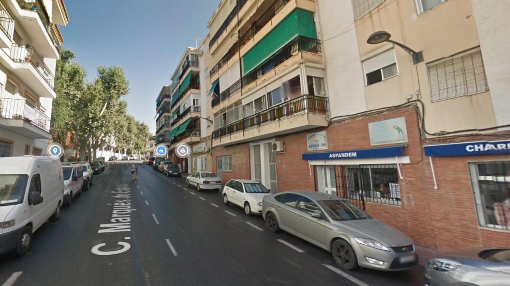 Vistas de la calle Marqués de Estella en San Pedro Alcántara.