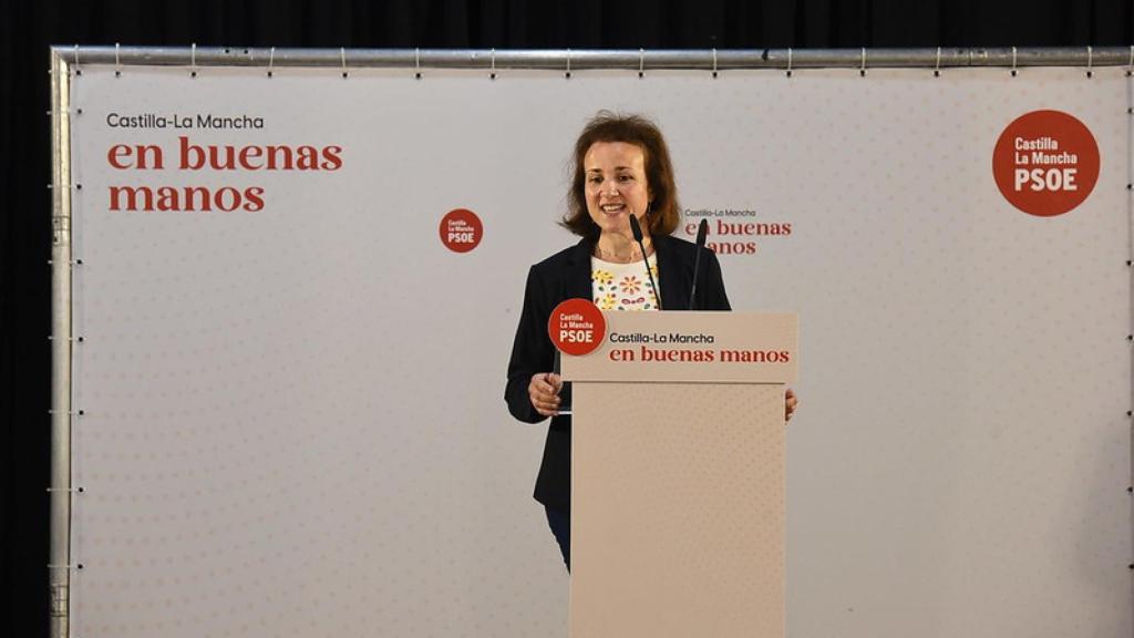 La exdiputada nacional de CS María Ángeles Rosado, en el acto del PSOE CLM en Cedillo del Condado.