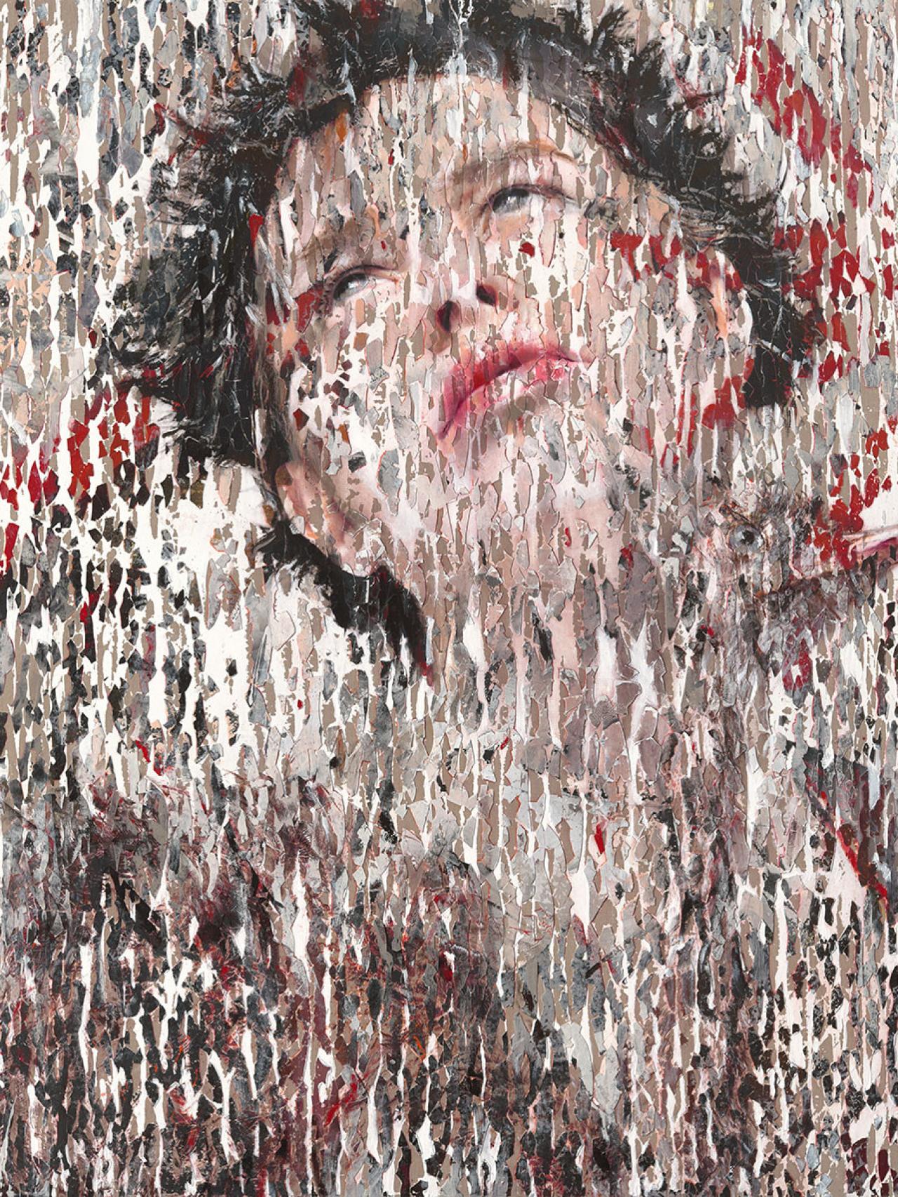 La pluma. Lita Cabellut.