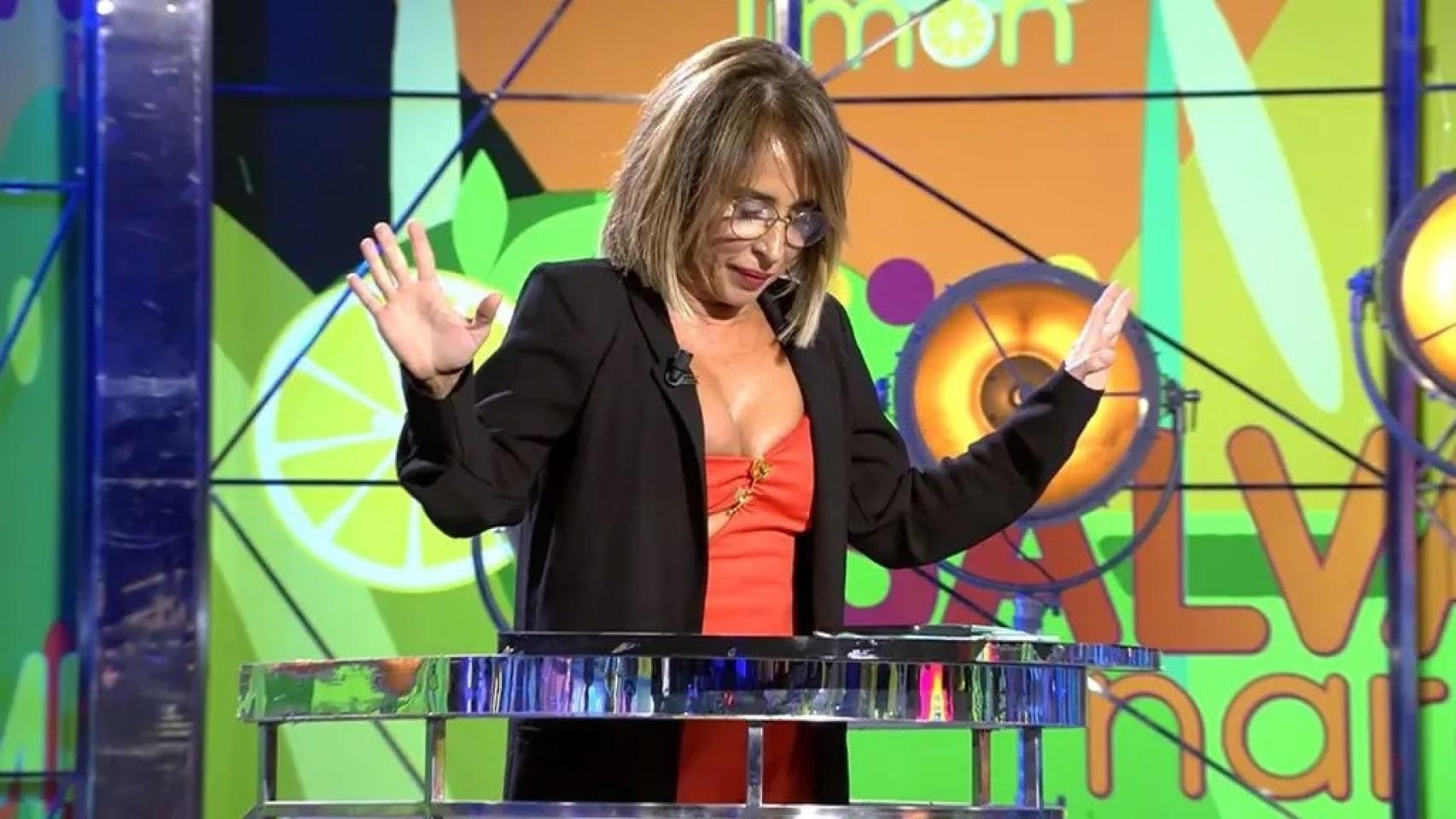 María Patiño en ‘Sálvame’.