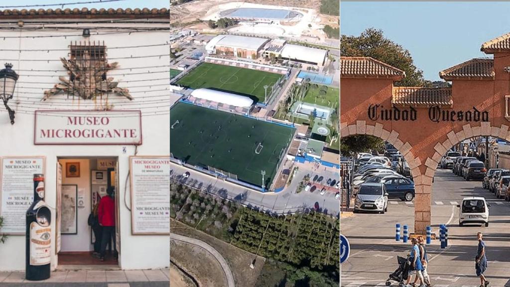 Castell de Guadalest, y sus museos; La Nucia, también conocida como 'La ciudad del Deporte' y Ciudad Quesada, una urbanización de Rojales hecha para británicos y suizos.
