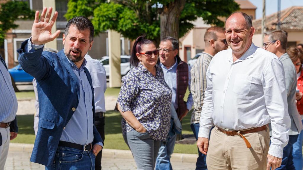 El secretario general del PSCyL, Luis Tudanca, en Segovia este viernes.