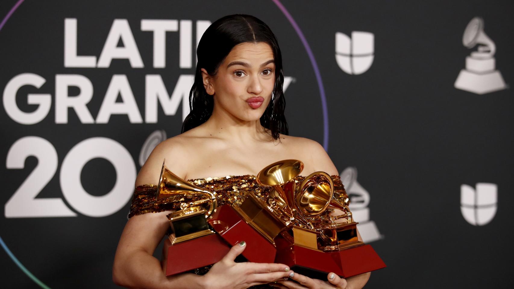 Rosalía en los Latin Grammy.