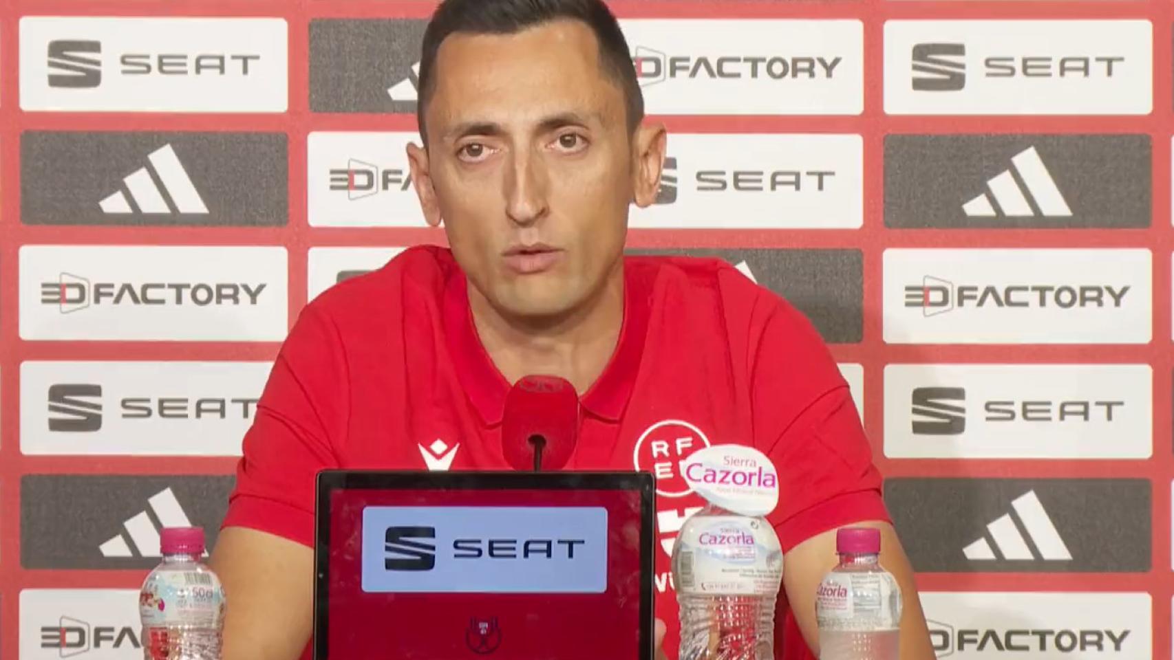 Sánchez Martínez, durante la rueda de prensa.