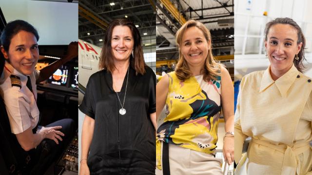De izq. a dcha.: Beatriz Urdiales, Natalia Martínez, Eylo González y María Bello
