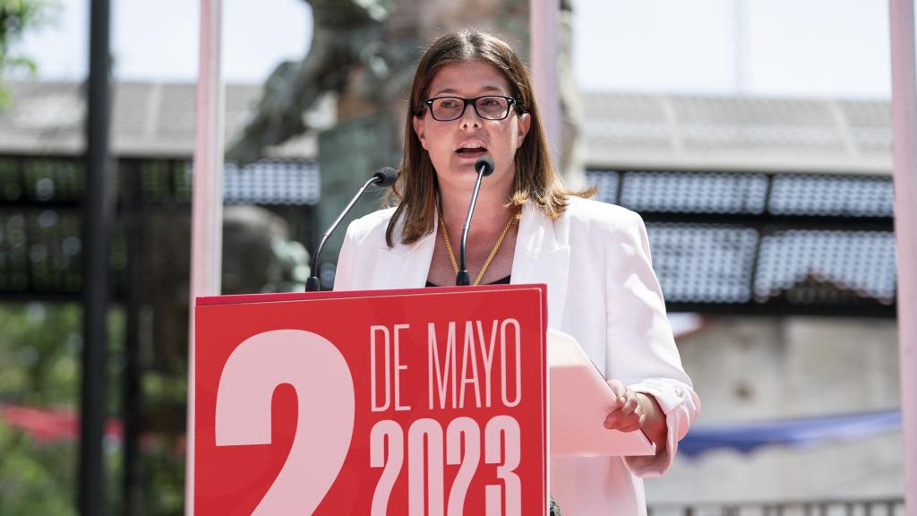 La alcaldesa de Móstoles, Noelia Posse, en una imagen reciente.
