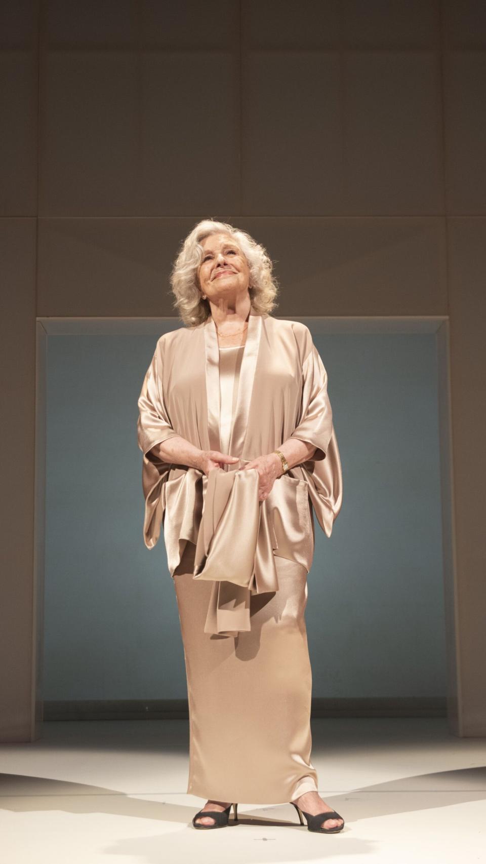 La actriz Lola Herrera en el Teatre Goya de Barcelona.