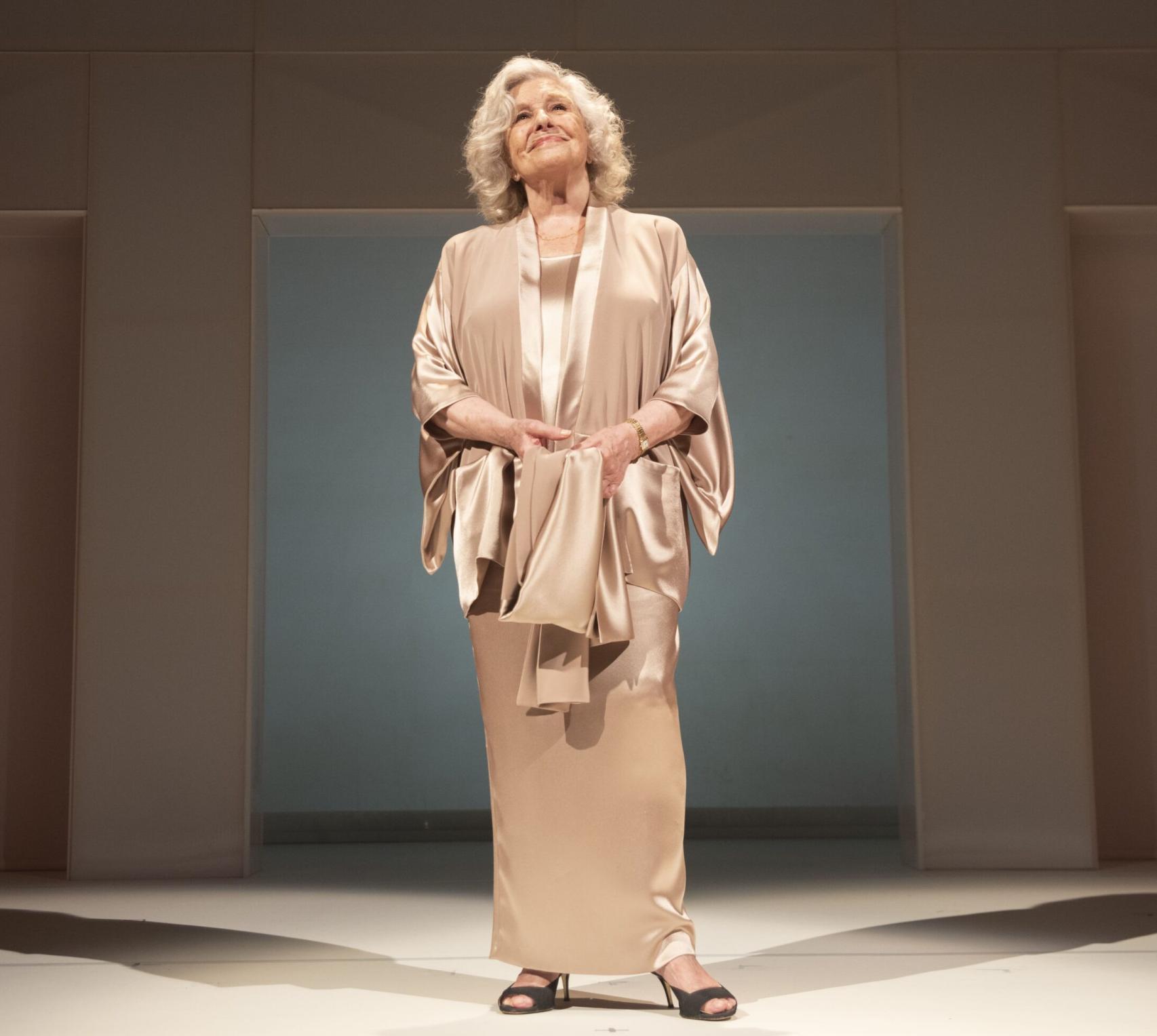 La actriz Lola Herrera en el Teatre Goya de Barcelona