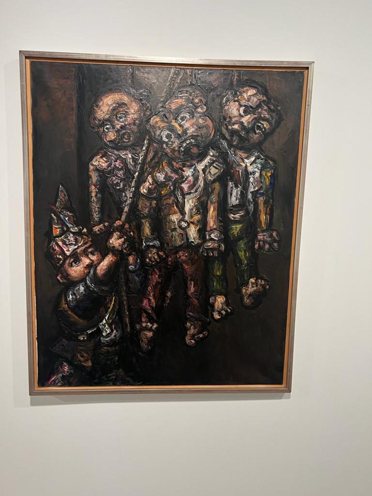 'Niños jugando', José Otero Abeledo 'Laxeiro', 1967.