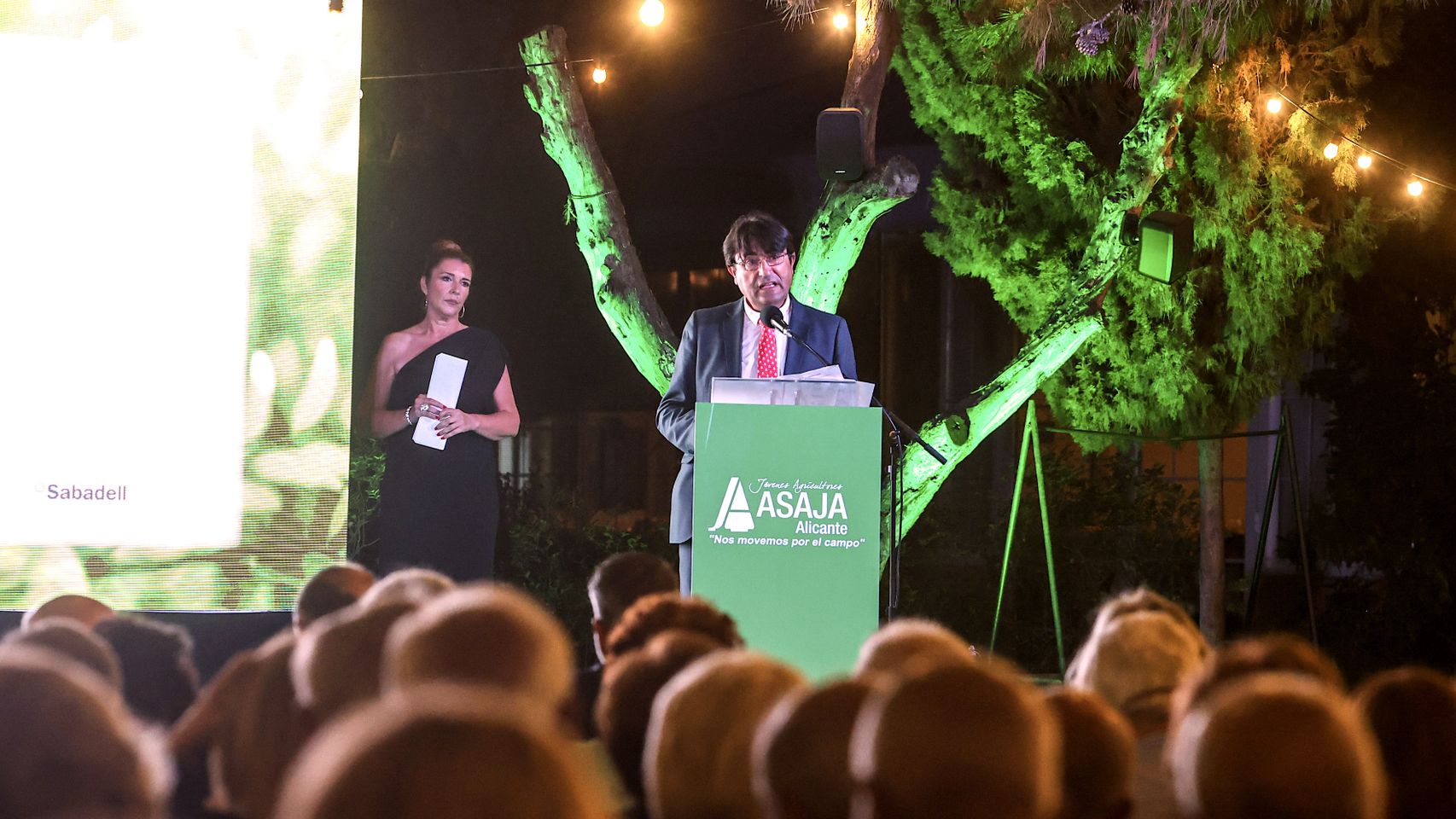 José Vicente Andreu en la noche de la agricultura alicantina reivindica el trasvase Tajo-Segura.