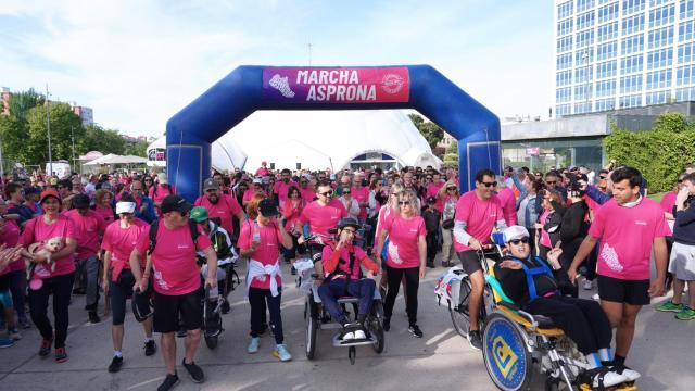 Inicio de la Marcha Asprona, en una de sus ediciones pasadas.