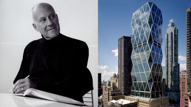 Norman Foster. Foto: Yukio Futagawa // Edificio Hearst, Nueva York. Foto: Chuck Choi