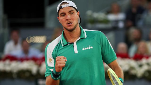 Jan-Lennard Struff, en el Mutua Madrid Open 2023