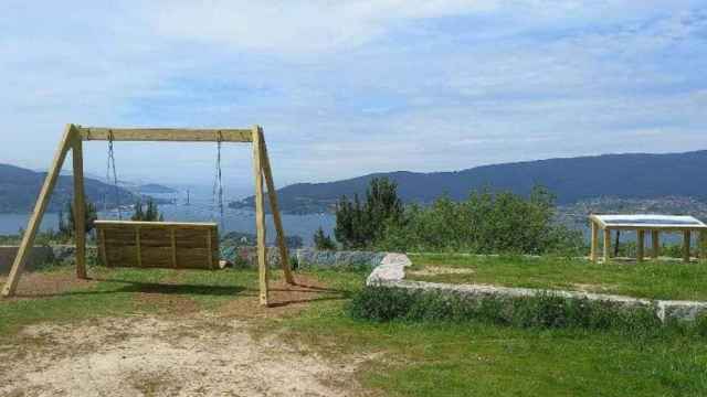 Columpio del monte Outeiro Grande de O Viso.