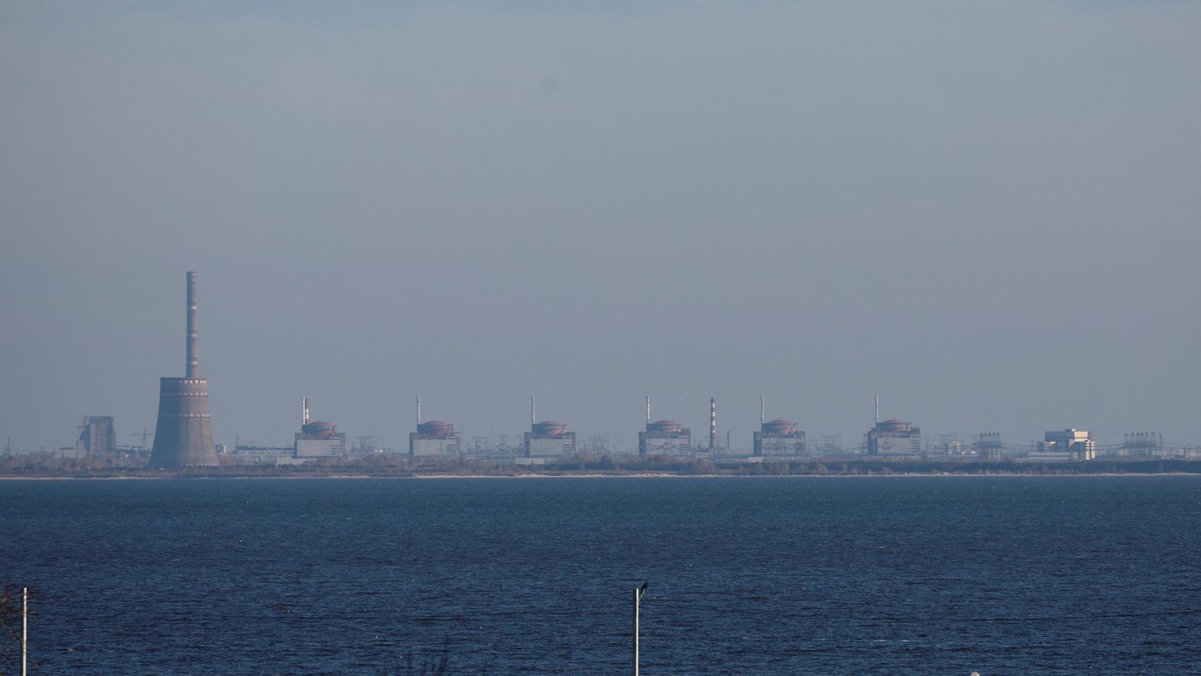 La central nuclear de Zaporiyia.