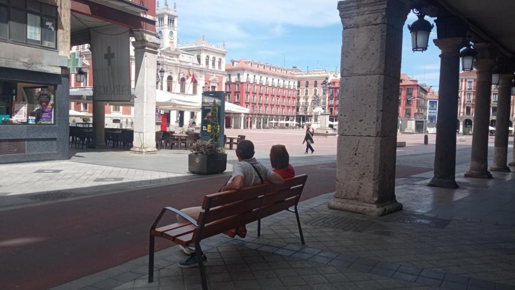 Nuevo banco instalado en el centro de Valladolid