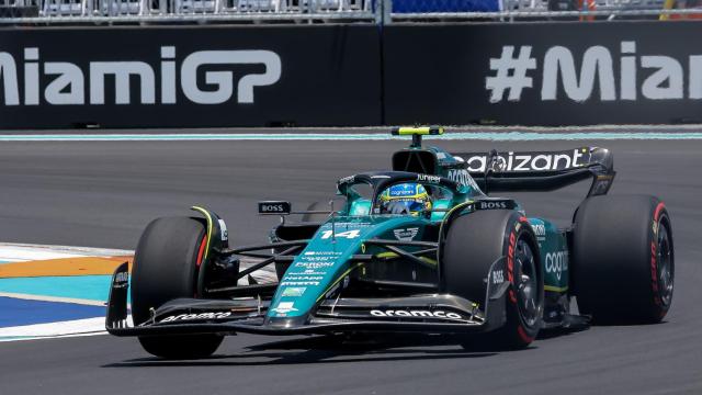 Fernando Alonso, en el GP de Miami
