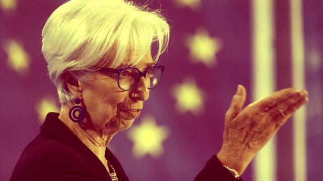 Christine Lagarde, presidenta del Banco Central Europeo (BCE) en rueda de prensa tras la reunión del Consejo de Gobierno del 4 de mayo de 2023.