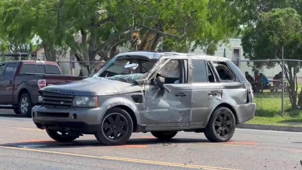 Range Rover con el que se produjo el atropello masivo en Texas.