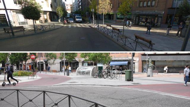 Cruce de María de Molina y Montero Calvo