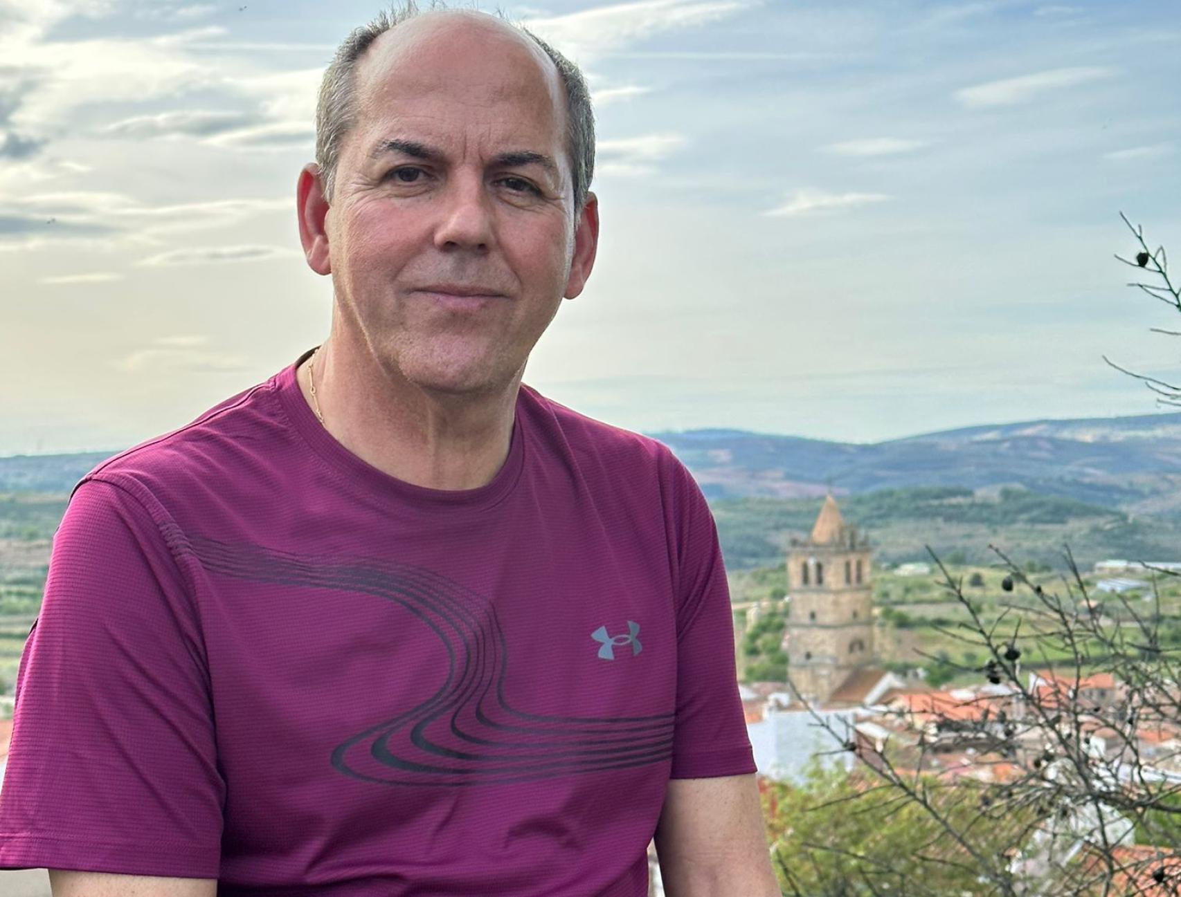 Florentino Garcia Valladares , candidato del PP en Aldeadávila de la Ribera