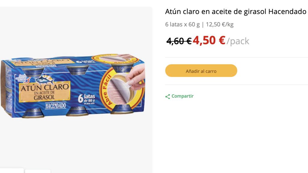 Atún claro.