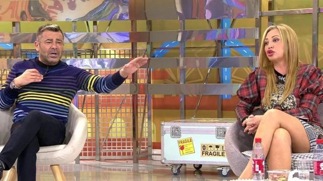 Belén Esteban y Jorge Javier Vázquez en ‘Sálvame’.