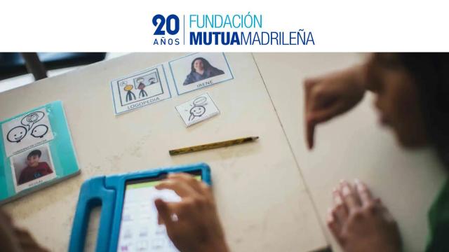 Una de las clases con la logopeda en el colegio CEPRI.