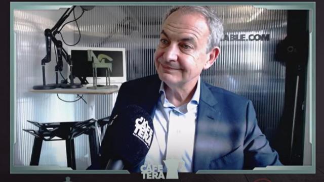 José Luis Rodríguez Zapatero este lunes en Radiocable.