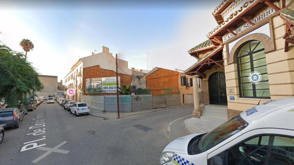 Imagen de la parcela donde se plantea la nueva promoción residencial en la zona de El Perchel.