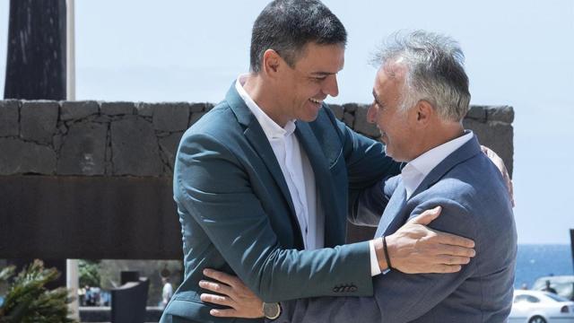 Pedro Sánchez, de visita en Canarias.