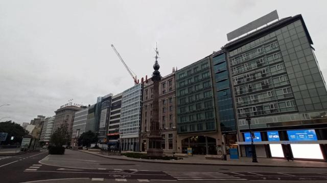A Coruña, esta mañana.