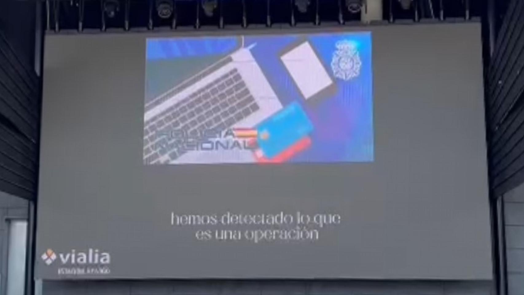 Campaña de la Policía Nacional en Vialia Vigo.