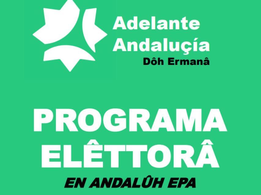 Portada del programa electoral de Adelante Dos Hermanas para el 28-M.